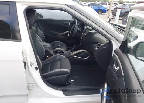 2016 Hyundai Veloster Turbo из США, поврежденный, VIN KMHTC6AE2GU269472